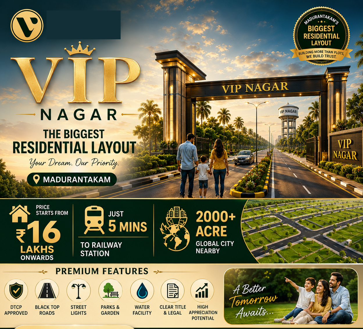 Vip Nagar Marudhantakam